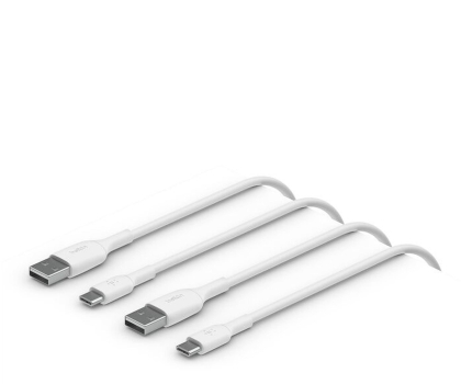 Kabel BELKIN Kabel USB- Lightning Braided 3m biały CAA002bt3MWH